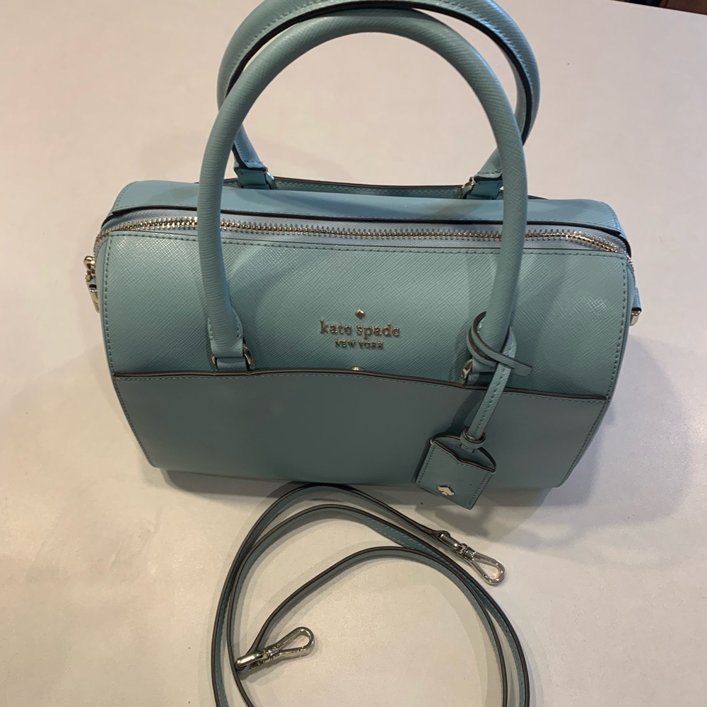 Kate spade light blue satchel